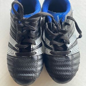 Kids soccer shoes.